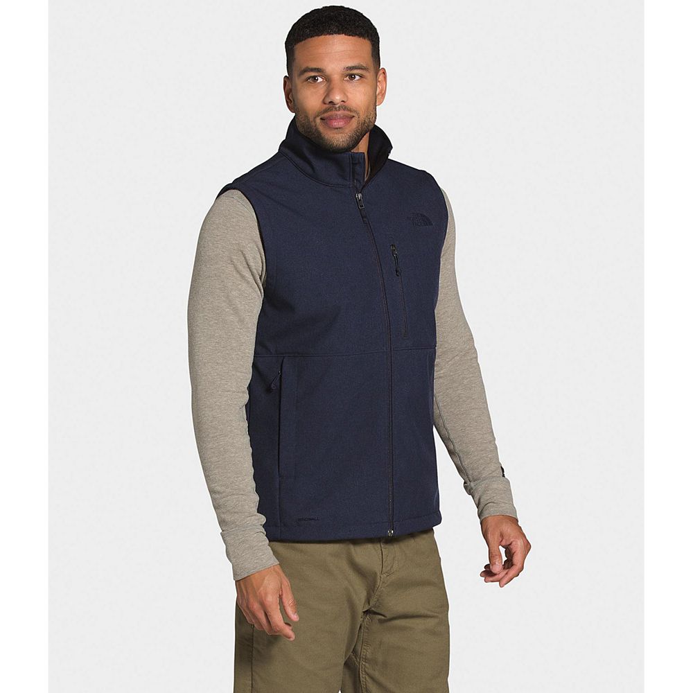 The North Face Vests Mens Australia - The North Face Apex Bionic Navy (JPH-785341)